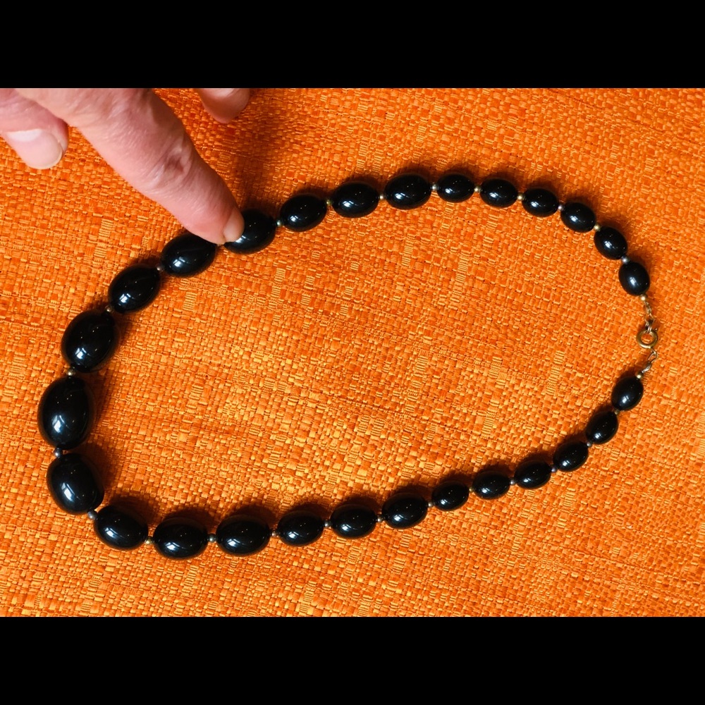 Vintage black necklace